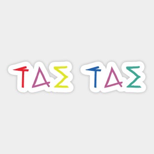 Tae Tae Typography Sticker